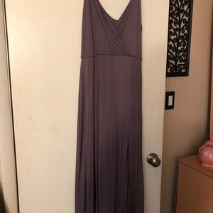 Lulus double front slit maxi